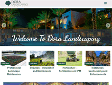 Tablet Screenshot of doralandscape.com